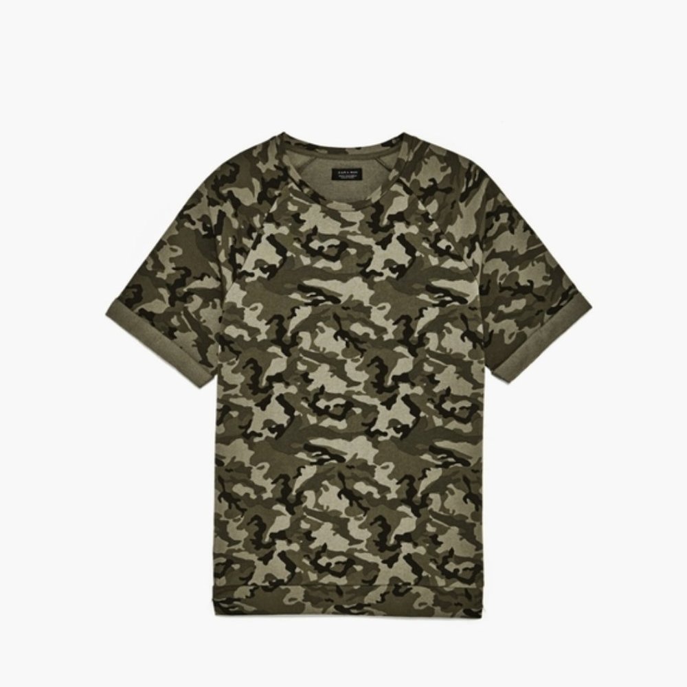 Zara Man Short Sleeve Men's Sweatshirt T-shirt
